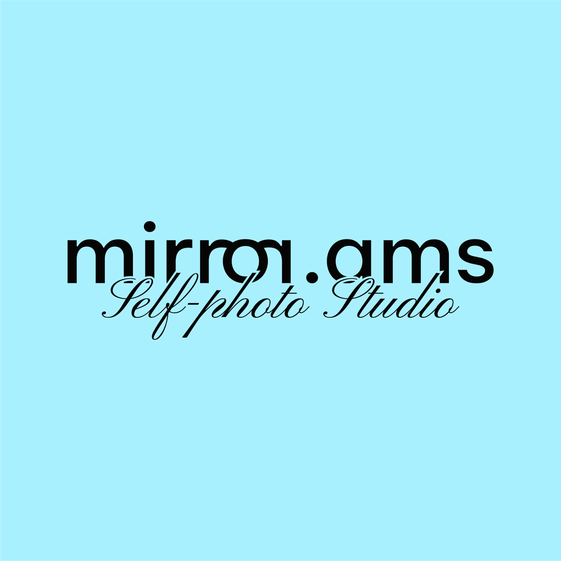 mirror.ams full lockup — Self-Photo Studio in Amsterdam